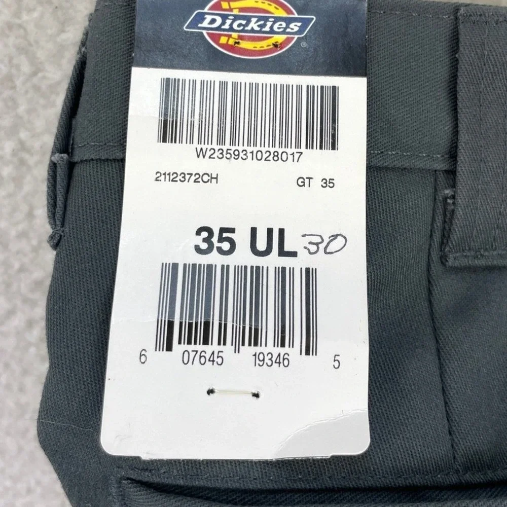 Dickies Loose Fit Cargo Pants Mens 35 UL Gray Workwear Utility Tactical NWT